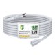 thumbnail image 1 of Cable de extensión para exteriores EP, 15 pies, 12/3, SJTW, 15 A, 125 V, blanco, 1 of 7