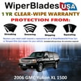thumbnail image 2 of 2006 GMC Yukon XL 1500 Beam Wiper Blades Wipers w/1yr Warranty (Set of 3) w/Rear Wiper (WiperBladesUSA), 2 of 5