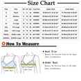 thumbnail image 2 of Tbopshirt Front Closure Wireless Bras for Women Plus Size,Women Bras 3PC Traceless Comfortable No Steel Ring Breathable Gathering Front Opening Buckle Underwear, 2 of 5