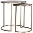 thumbnail image 1 of Universal Furniture Ensemble de Table d'Extrémité Emboîtante 2 Pièces Bennett en Laiton, 1 of 7