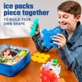 thumbnail image 3 of Paquete de 6 Paquetes de Hielo en Forma de Rompecabezas para Loncheras Fit & Fresh Cool Coolers - Niños, 3 of 8