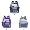 thumbnail image 2 of Soidarity Bolso de hombro impermeable Mochilas de gran capacidad con bolsillos laterales Cartera de paraguas de estudiante para escuela al aire Escalada Gris Soidarity OD026036-03, 2 of 6