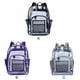 thumbnail image 5 of Sonducket Bolso de hombro impermeable Mochilas de gran capacidad con bolsillos laterales Cartera de paraguas de estudiante para escuela al aire Escalada Gris Sonducket OD026036-03, 5 of 6
