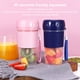 thumbnail image 5 of Matsuzay Exprimidor eléctrico portátil, taza procesadora de frutas, exprimidor de jugo, licuadora de desayuno para cocina, viaje, Picnic Suministros de limpieza para el hogar, 5 of 6