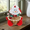 thumbnail image 2 of AUDeals Christmas Candy Dish Set with Santa, Reindeer and Snowman Designs, Holiday Cookie and Fruit Basket for Table, Festive Candy Bowl and Plate for Kids Christmas Party Decor, 2 of 9
