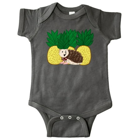 

Inktastic Pineapple Hedgehog Gift Baby Boy or Baby Girl Bodysuit