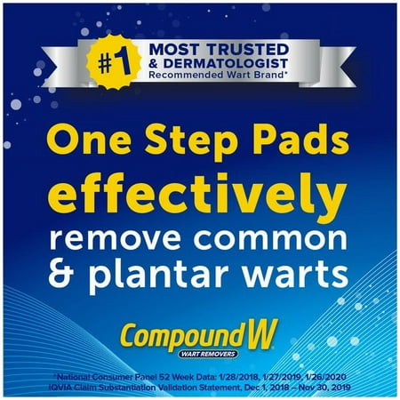 Compound W Wart Remover Medicated Maximum Strength Pads, Waterproof - 14 Ea, 3 Pack