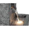 thumbnail image 3 of 32" H Rectangular Waterfall Fountain with Warm White LEDS, 3 of 5