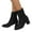 Black, variant on Womens Ankle Booties Sparkly Sequin Dress Boots Winter Fall Short Boots for Women Night Party