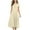 Beige, variant on gakvbuo summer dresses for women 2024 vacation trendy Sexy Women's Casual Fashion Solid Short Sleeve Round Neck Pleated Slim Ladies Vintage A-Line Dress Dresses