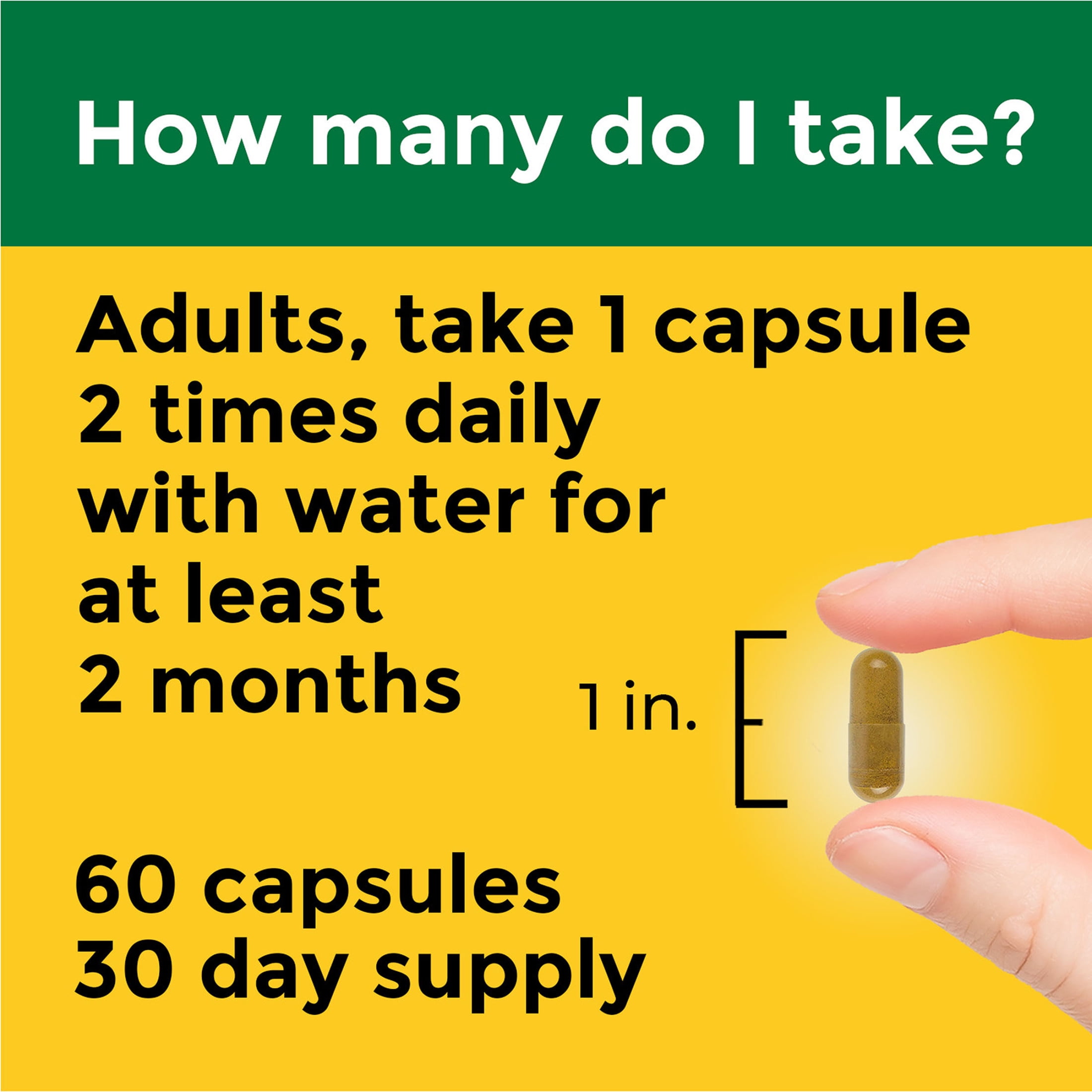 Nature Made Better Absorption Berberine Phytosome Capsules, Berberine Supplement, 60 Count