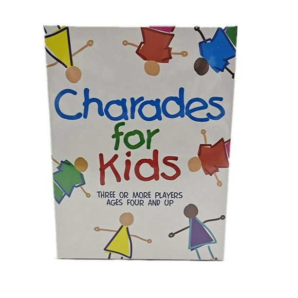 Juego de cartas Charades para niños, divertido y familiar para adultos y adolescentes
