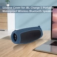 thumbnail image 5 of 1pc Silicone Case Shell Protective Cover With Strap for -JBL Charge 5 Speaker, 5 of 20