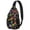 Mushroom, variant on Mushroom Sling Backpack, Boho Crossbody Bag with Vintage Mushroom Print, Psychedelic Forest Fungi Design, Whimsical Cottagecore and Fairy Tale Vibes