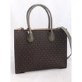 thumbnail image 3 of Michael Kors Mercer Studio Large Convertible Tote Brown MK Olive Satchel Bag, 3 of 11