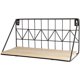 thumbnail image 3 of Estante Flotante Estante Moderno Estante de Pared Decorativo Boho Estantes de Almacenamiento de Madera con Marcos de Alambre de Metal Estante de exhibición para baño Dormitorio Sala de Estar Cocina, 3 of 7