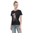 thumbnail image 4 of Women's Basic Short Sleeve T-Shirt Demon Slayer Blade Inosuke, 4 of 6