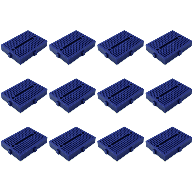 WDOplteas Mini placa pruebas SYB-170 placa pruebas sin soldadura 35x47 mm para kit bricolaje (azul)