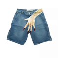 thumbnail image 5 of Pantalones cortos vaqueros con estampado de hip hop para hombre, estilo urbano, modernos, informales, de longitud media y corte recto., 5 of 5