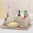 thumbnail image 2 of Jinsinto Bathroom Set, ceramic, Sand Color,, 2 of 4