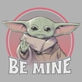 thumbnail image 2 of Boys Star Wars: The Mandalorian Distressed Grogu Be Mine T Shirt, 2 of 5
