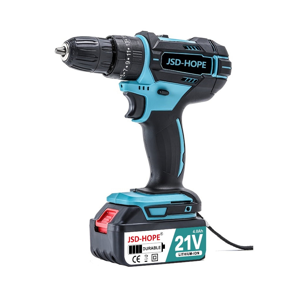 High-Power Brushless Cordless Drill/Driver, Multi-Function Lithium-ion Electric Screwdriver for Home Use