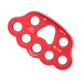 thumbnail image 1 of Wweixi Climbing Rigging Plate Professional Outdoor Caving Equipment Mountaineer Accessories Load-bearing Point Divider Red, 1 of 6