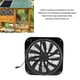 thumbnail image 3 of Extractor De Aire Solar, Instalación Simple, Ventilador De Ventilación Solar De Acero Inoxidable ABS De 9,8 Pulgadas De Diámetro Para Cobertizos, 3 of 7