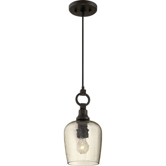 Quoizel CKKD1507WT Kendrick 7" Mini Pendant in Western Bronze