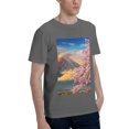 thumbnail image 2 of Bingfone Cherry Blossoms Men'S Loose Fit Short-Sleeve Pocket T-Shirt, 2 of 7