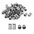 thumbnail image 1 of 100 piezas SUS304 cabeza avellanada tuerca de remache inserto Rivnut tuercas remachadas redondas con moleteado agujero pasante inserto Nutsert, 1 of 6