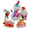 thumbnail image 4 of Kit De Decoración De Globos De Navidad, Globos De Papel De Navidad De Seguridad Encantadora 5 Piezas Para Decoraciones De árboles De Navidad Para Baby Shower Para Fiesta De, 4 of 8