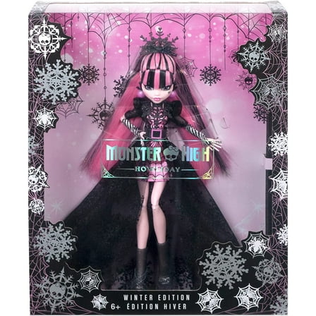 Monster High Howliday Draculaura Doll Winter Edition 2022 Mattel HKX67