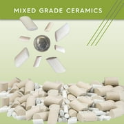 Polly Plastics Rock Tumbling Ceramic Filler Media (Large Cylinder Size) Non-Abrasive Ceramic Pellets for All Type Tumblers (1.5 lbs)