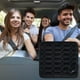 thumbnail image 4 of Funda de asiento, cojín de invierno para la mayoría de las marcas, fácil de instalar, funda de asiento de coche (negro-1) -Cojín de funda de asiento de coche de invierno, 4 of 5