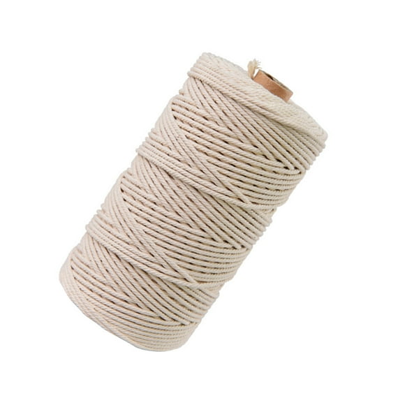 UPOUART 1Pcs Crochet Cord Braiding Rope Cream Color Wall Hanging for Artists
