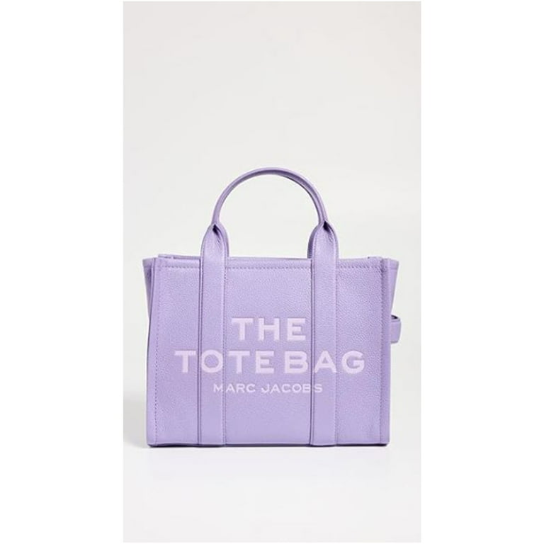 【関税込み】The Medium Tote - Marc Jacobs - Leather - Purple Marc Jacobs Womens The Leather Medium Tote Bag Lavender