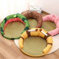 thumbnail image 2 of Pet Mat Nest Breathable Comfortable Practical Multifunctional Rattan Cat Nest for Summer, 2 of 5