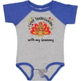 thumbnail image 3 of Inktastic I Love Thanksgiving with My Grammy-happy Turkey Boys or Girls Baby Bodysuit, 3 of 5