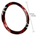 thumbnail image 4 of Christmas Snowflakes 14.5 Inch Printing PVC Leather Car Wheel Cover Steering Wheel Cover Auto Accessories, 4 of 6