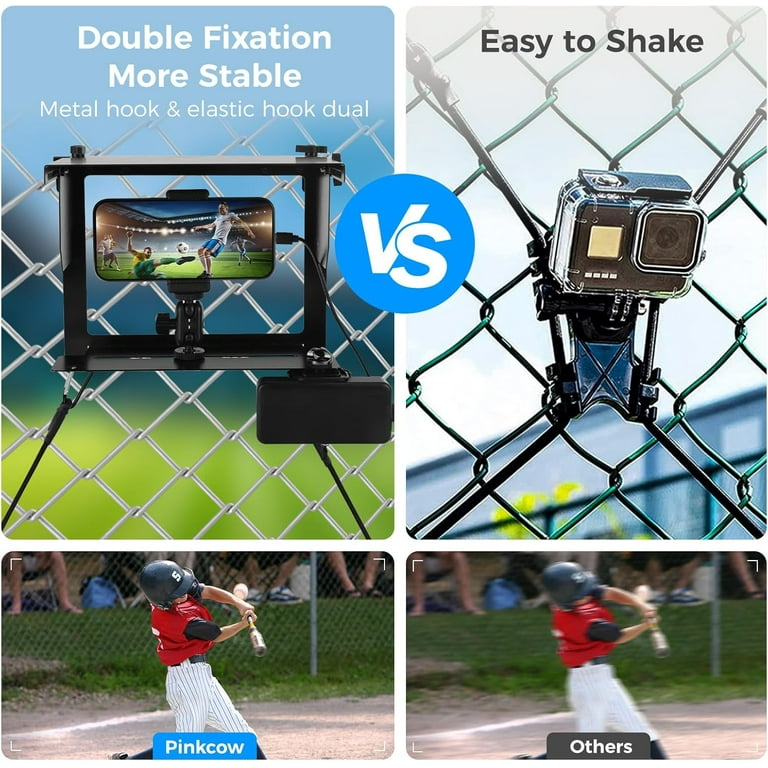 Game Changer Fence Mounting Kit, Cell Phone Fence Mount Holder for