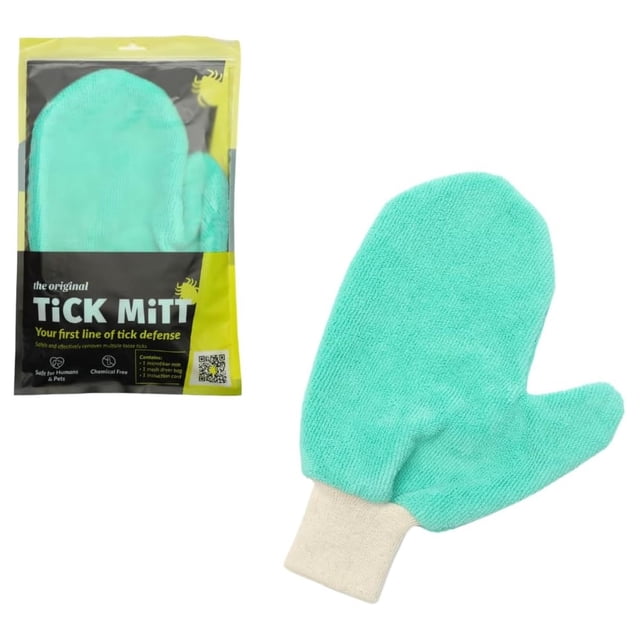 Guante protector TiCK MiTT para extracción de garrapatas sin químicos