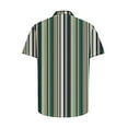 thumbnail image 5 of Mens Big & Tall Shirts Short Sleeve S-5X Plus Size Button-Down Collared Tshirts Shirt Casual Lightweight Stripe Printed Loungewear Tees Tops, 5 of 5