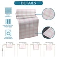 thumbnail image 7 of Table Runner Dresser Scarves 48 Inch Long, Pink Buffalo Lattice Farmhouse Linen Dining Table Runners Rural Farm Check Tabletop Scarf for Wedding Holiday Party Kitchen, 7 of 7