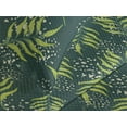 thumbnail image 3 of Ambesonne Fern Leaves Quilted Coverlet 3 Pcs, Leafy Jungle Pattern, Queen Size, Lime Green Forest Green, 3 of 4