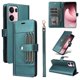 thumbnail image 5 of FOXDOCK Funda tipo Cartera para OPPO Reno 13 Pro 5G – Cubierta de Cuero PU con Múltiples Ranuras, Bolsillo para Efectivo y Correa de Muñeca, 5 of 6