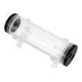 thumbnail image 2 of SHISUYAN G1/4 Thread Computer Water Cooling Cylinder 16cm Cylindrical Tank Reservoir Tank for PC Computer Case Cooling System (Black), 2 of 8