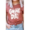 thumbnail image 4 of Distressed Game Day Graphic Tee T-Shirt, 4 of 8