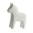 thumbnail image 5 of Dala Horse Statue Wood Sculpture Animal Figurine Hand Carved Solid Wood for Living Room Bookshelf Home Decor, 5 of 9