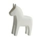 thumbnail image 5 of Figura de caballo Dala sueco de madera tallada a mano, decoración de mesa, estatua nórdica para Blanco, 5 of 9